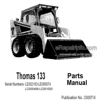 thomas 135s skid steer|thomas 133 skid steer parts.